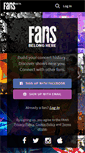 Mobile Screenshot of fans.com